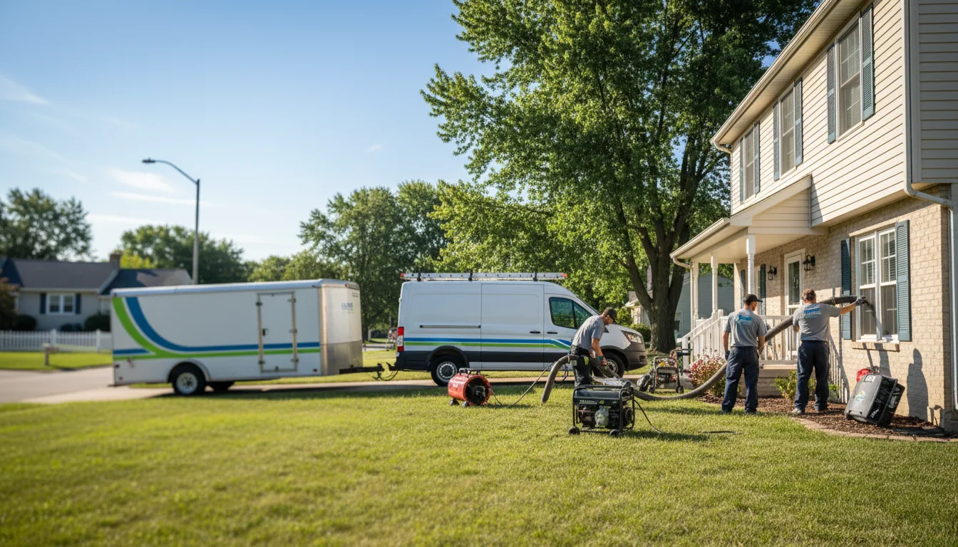 Flooded Basement Restoration And Cleanup With Repair in New York Mills, MN near me